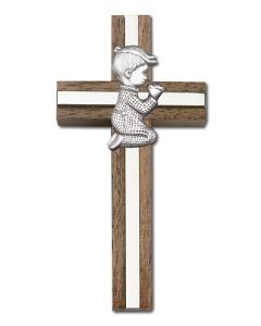 Praying Boy 5012 - 4 x 2 Wall Cross