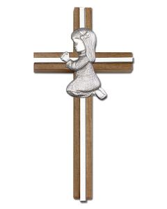 Praying Girl 5070 - 6 x 3 Wall Cross