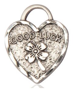 Good Luck Shamrock Heart 5105 - 3/4 X 5/8