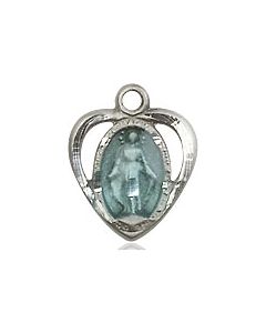 Miraculous Heart w/Epoxy 5401E - 3/8 x 3/8 Available in 2 Colors