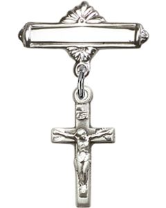 Crucifix Baby Badge - 5417/0730