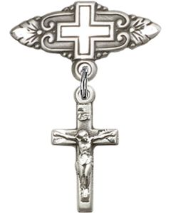 Crucifix Baby Badge - 5417/0731