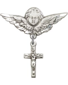 Crucifix Baby Badge - 5417/0733