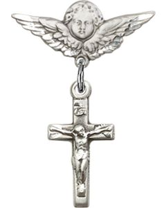 Crucifix Baby Badge - 5417/0735