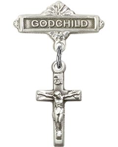 Crucifix Baby Badge - 5417/0736