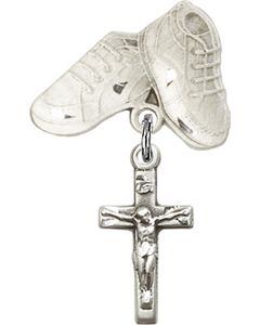 Crucifix Baby Badge - 5417/5923
