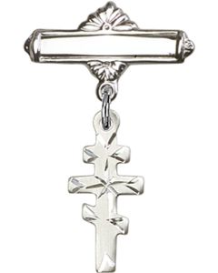 Greek Orthadox Cross Baby Badge - 5654/0730