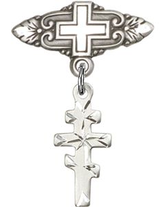Greek Orthadox Cross Baby Badge - 5654/0731