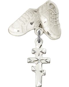 Greek Orthadox Cross Baby Badge - 5654/5923