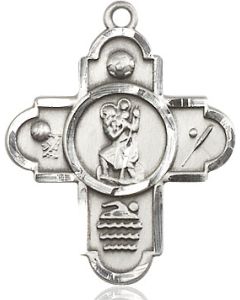 5-Way St Christopher Sports 5712 - 1 1/8 x 7/8