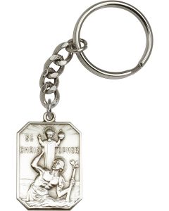 Saint Christopher 5849SRC - 1 1/2 x 1 KeyChain