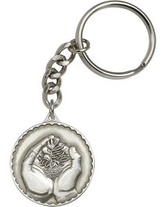 Faith Hand Serenity 5857SRC - 1 3/8 x 1 1/4 KeyChain