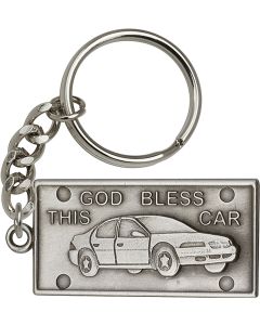 God Bless This Car 5876SRC - 1 x 2 1/8 KeyChain