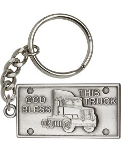 God Bless This Truck 5877SRC - 1 x 2 1/8 KeyChain