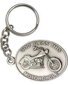 God Bless This Motorcycle 5879SRC - 1 1/2 x 2 1/4 KeyChain