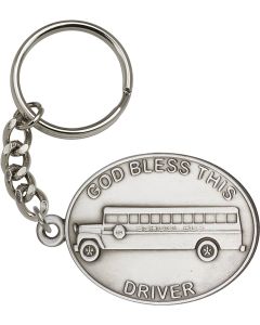God Bless This Bus Driver 5884SRC - 1 1/2 x 2 1/4 KeyChain