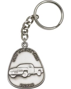 God Bless This Pickup 5886SRC - 1 7/8 x 1 1/2 KeyChain