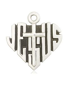 Heart of Jesus w/Cross 6043 - 5/8 x 5/8