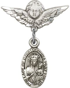 Our Lady of Czestochowa Baby Badge - 6091/0735