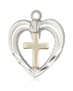 Heart / Cross 6278 - 3/4 x 5/8