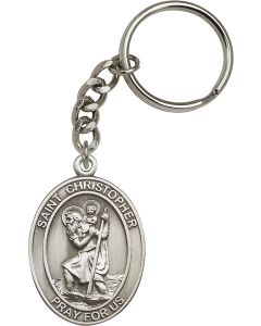 Saint Christopher 6722SRC - 1 7/8 x 1 1/4 KeyChain