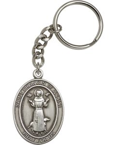 Saint Francis of Assisi 6736SRC - 1 7/8 x 1 1/4 KeyChain