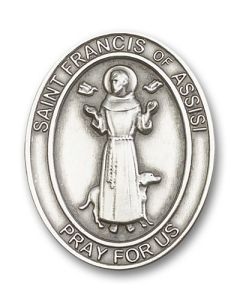 Saint Francis of Assisi 6736V - 1 5/8 x 1 1/4 Visor Clip