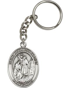 Saint John the Baptist 6754SRC - 1 7/8 x 1 1/4 KeyChain