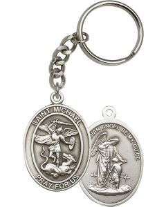 Saint Michael the Archangel 6776SRC - 1 7/8 x 1 1/4 KeyChain
