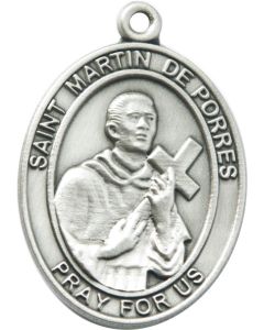 Saint Martin de Porres 6789SRC - 1 7/8 x 1 3/8 KeyChain