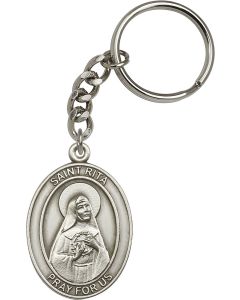 Saint Rita of Cascia 6794SRC - 1 7/8 x 1 1/4 KeyChain