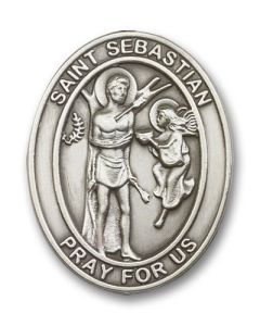 Saint Sebastian 6800V - 1 5/8 x 1 1/4 Visor Clip