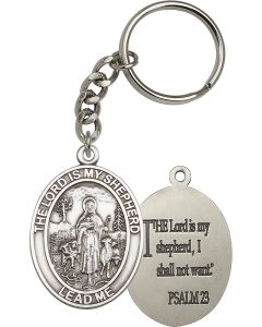 Lord Is My Shepherd 6819SRC - 1 7/8 x 1 1/4 KeyChain