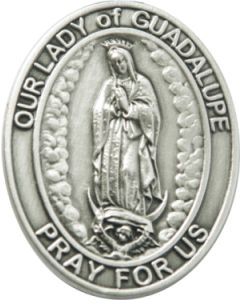 Our Lady of Guadalupe 6906V - 1 3/4 x 1 3/8 Visor Clip