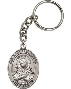 Our Lady of Sorrows 6990SRC - 1 7/8 x 1 1/4 KeyChain