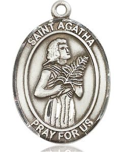 St Agatha Oval Patron Saint Series Available in 3 Sizes