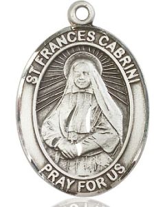 St Frances Cabrini Oval Patron Saint Series Available in 3 Sizes