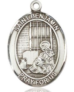 St Benjamin Oval Patron Saint Series Available in 3 Sizes