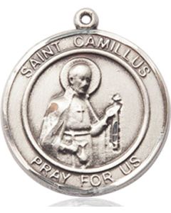 St. Camillus of Lellis Round Patron Saint Series Available in 2 sizes