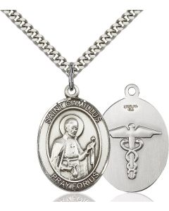 St Camillus of Lellis Nurse Oval Patron Saint Series Available in 2 Sizes