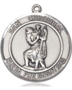 San Cristobal Round Patron Saint Series Available in 2 Sizes