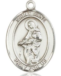 St Jane of Valois Oval Patron Saint Series Available in 3 Sizes