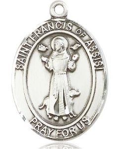 St Francis of Assisi Oval Patron Saint Series Available in 3 Sizes