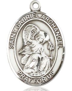 St Gabriel the Archangel Oval Patron Saint Series Available in 3 Sizes