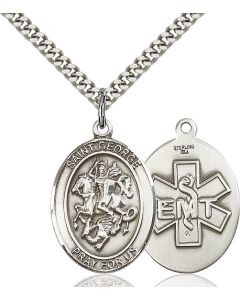 St George EMT Oval Patron Saint Series Available in 2 Sizes
