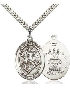 St George Air Force Oval Patron Saint Series Available in 2 Sizes