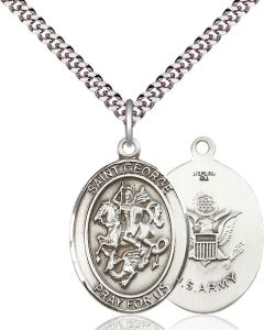 St George Army Oval Patron Saint Series Available in 2 Sizes