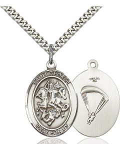 St George Paratrooper Oval Patron Saint Series Available in 2 Sizes