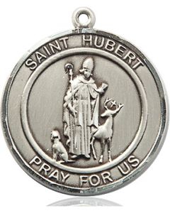 St Hubert of Liege Round Patron Saint Series Available in 2 Sizes