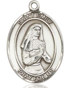 St Emily de Vialar Oval Patron Saint Series Available in 3 Sizes